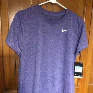 Nike purple exercise fitness shirt BNWT